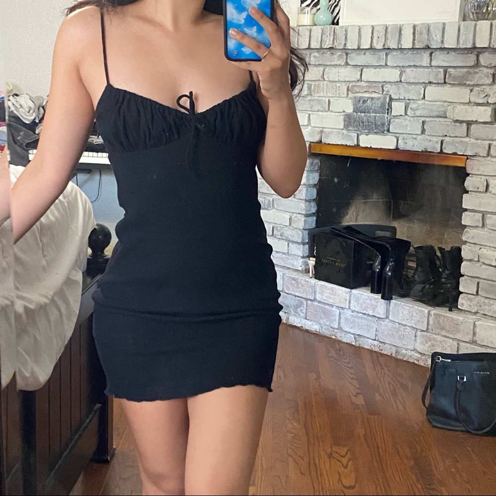 Princess Polly black mini dress
